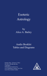 Esoteric Astrology Audiobook booklet - Image