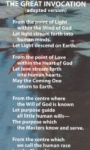 Great Invocation Bookmark Adapted - Image