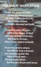 Great Invocation Bookmark - original - Image