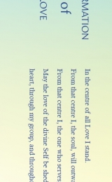 Affirmation of Love - bookmark - Image